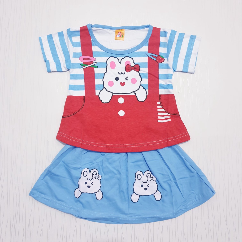 COD setelan rok anak cewe usia 0-12 bulan  / dress bayi perempuan baby alicia