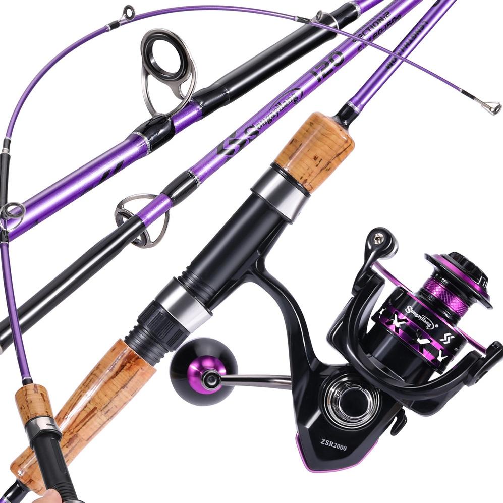 [PRODUK WEDRP] YUDO Joran Pancing Set 1.55M 1.8M 2.1M Fishing Rod And 3000 Series Spinning Fishing R