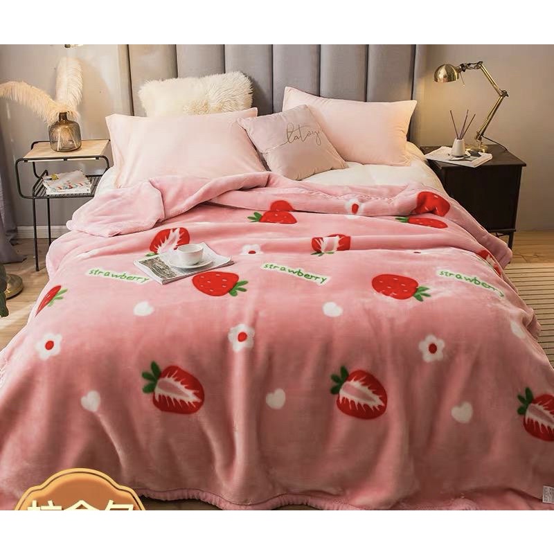 New!!!Selimut Bulu Dewasa Size 150x200 Motif Baru