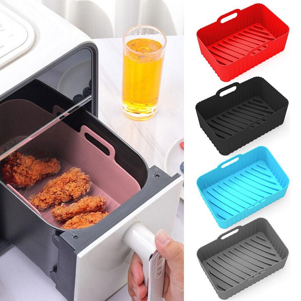 Preva Untuk NINJA Air fryer Reusable Kitchen BBQ Plate Pemanas Air fryer Aksesoris Pengganti Liners Baking Pan