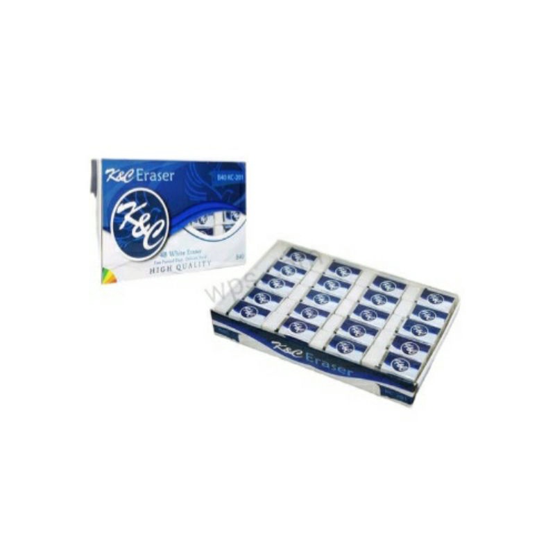 

1pcs Penghapus pensil warna putih K & C