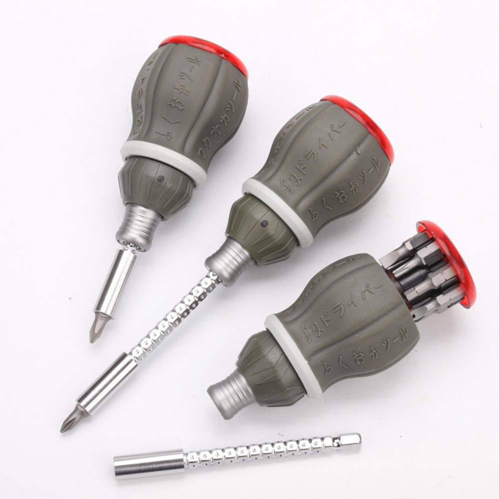 Lanfy Obeng Ratchet Multi-angle Repair Tool Screwdriver Kit Cross Word Screwdriver