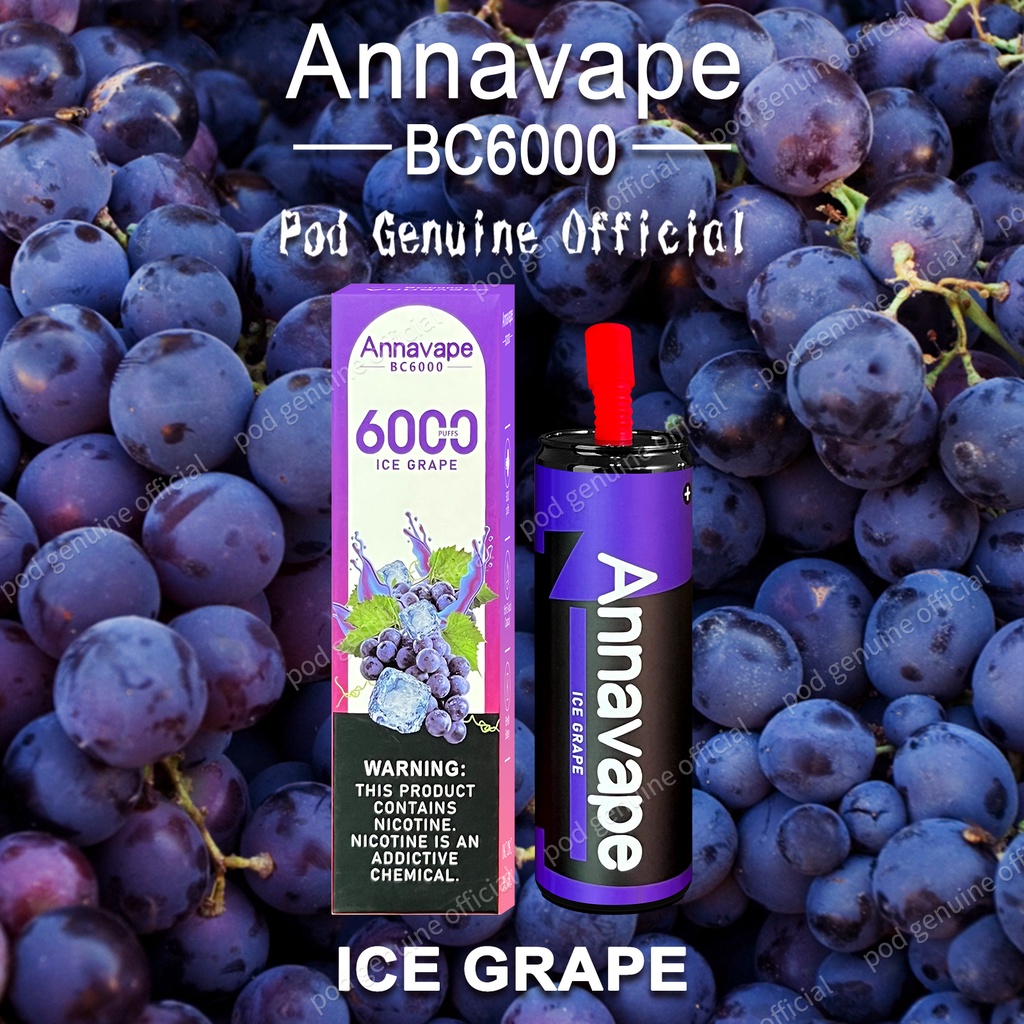 【ANNA】COLA CUP 6000 Puff Disposable Pods / Disposable Mini Cups all flavours / Rechargeable