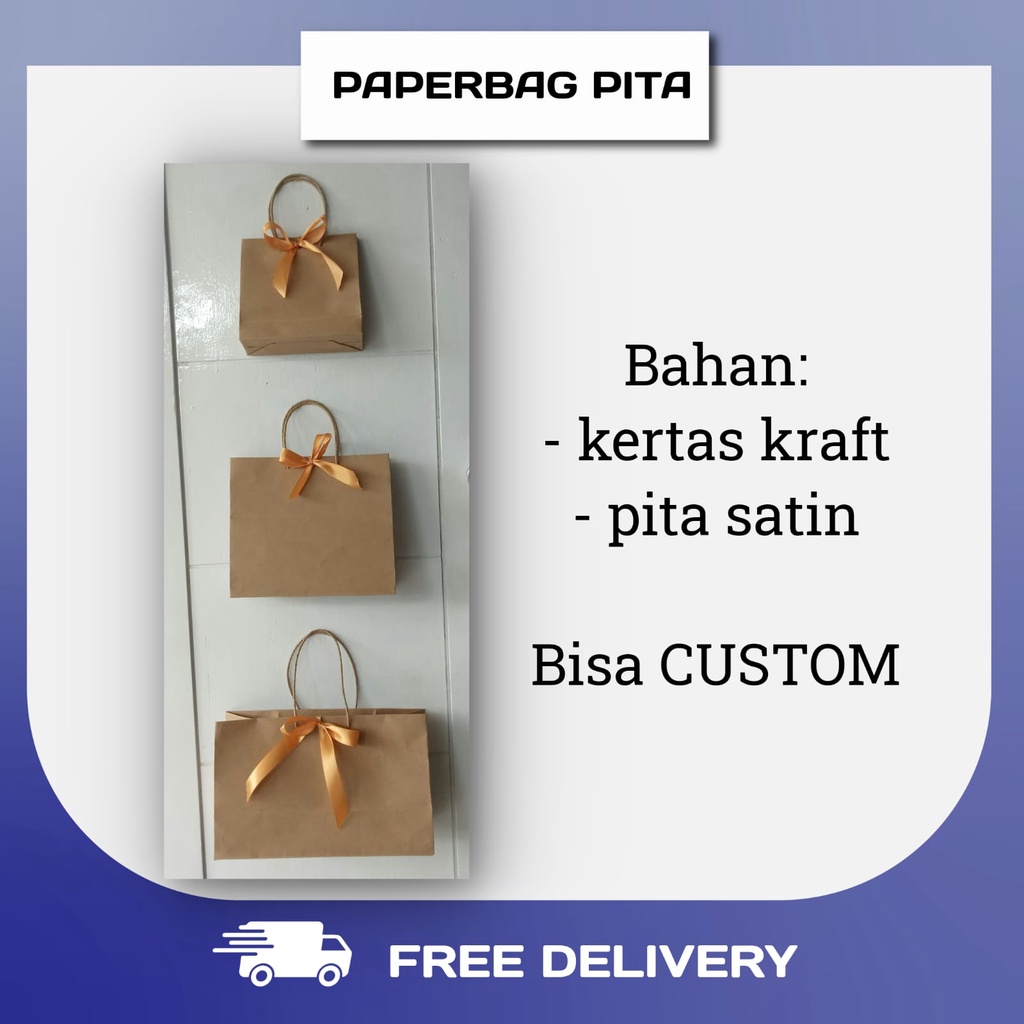 

PAPER BAG PAPER BAG COKLAT PAPER BAG POLOS TAS KERTAS MINI PAPER BAG PITA (BISA SATUAN)