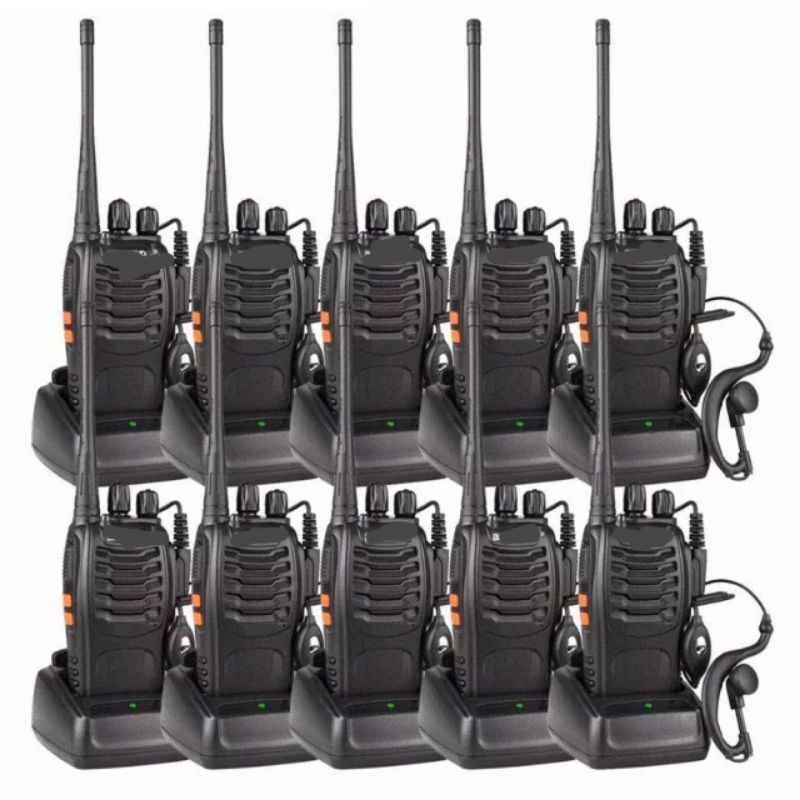 TERMURAH PAKET Handy Talkie 4 Units HT BF- 888S Comteck 400-470 Mhz Two Way Radio