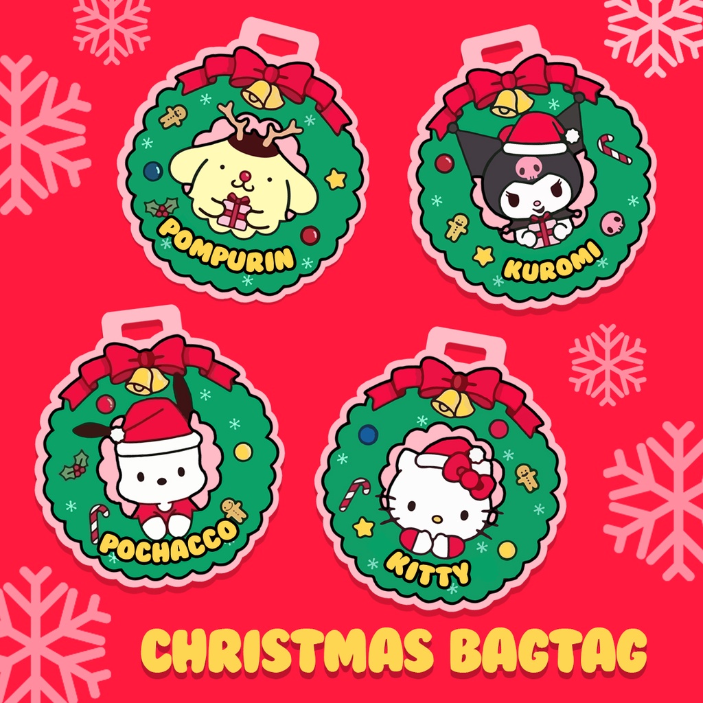 Bagtag Luggage Tag Christmas Winter Animal Cute Kids Gantungan Tas Anak souvenir kado natal christmas gift party favor goodie bag