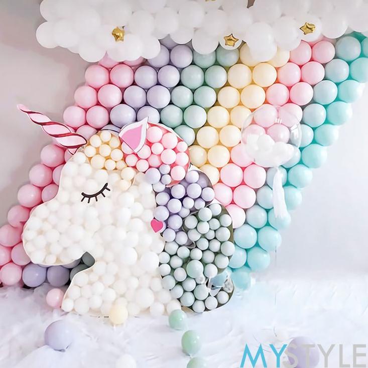 Grosir Resmi MYSTYLE BALON LATEX PASTEL MACARON 150 10 INCH (1 PACK = 100 PCS)