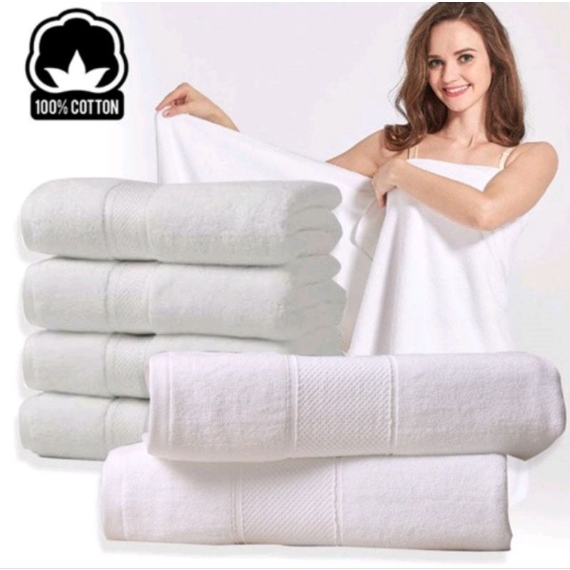 Handuk Mutia / Handuk Polos / Handuk Hotel / Handuk Dewasa Tebal Premium