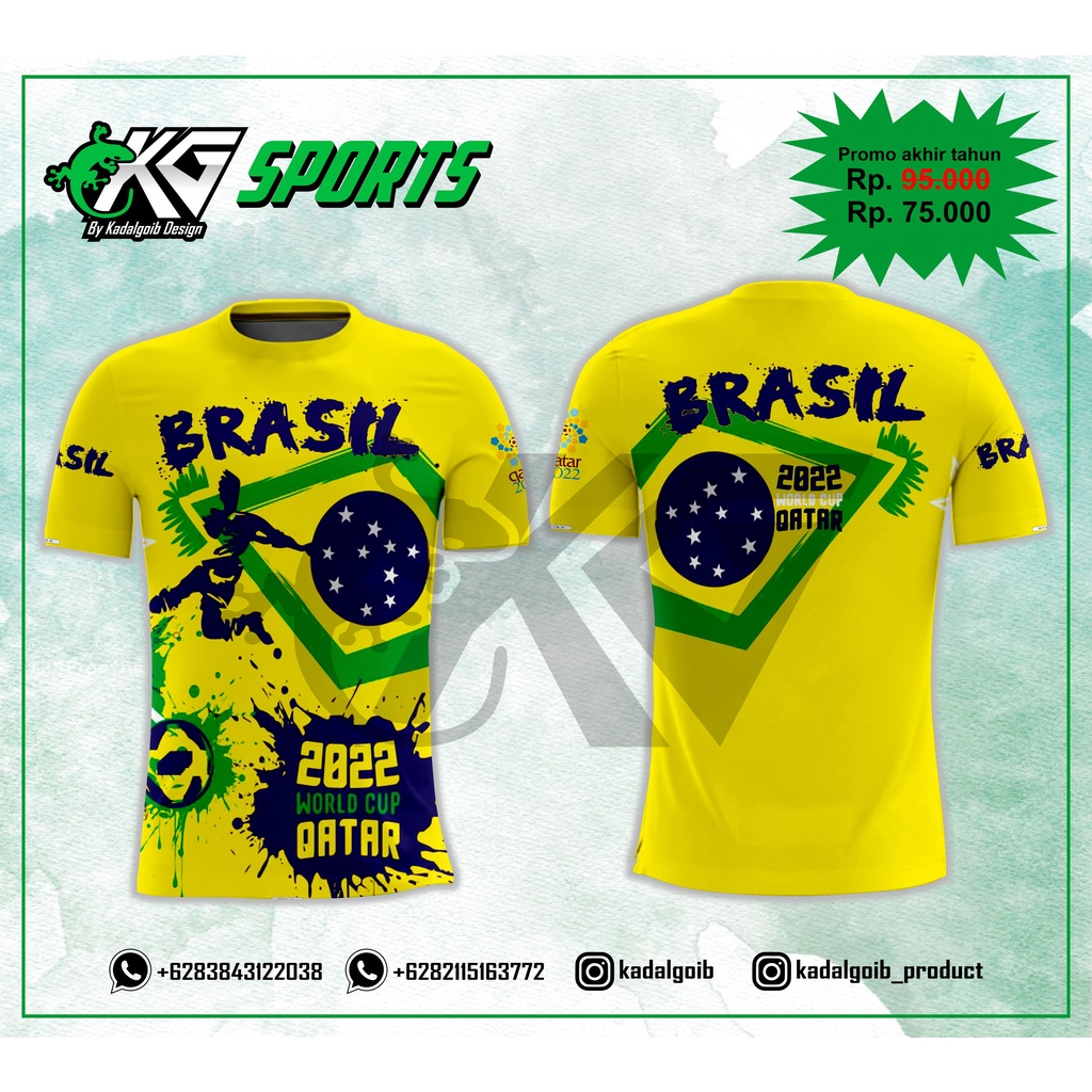 BRAZIL JERSEY WORLD CUP 2022 MOD 1