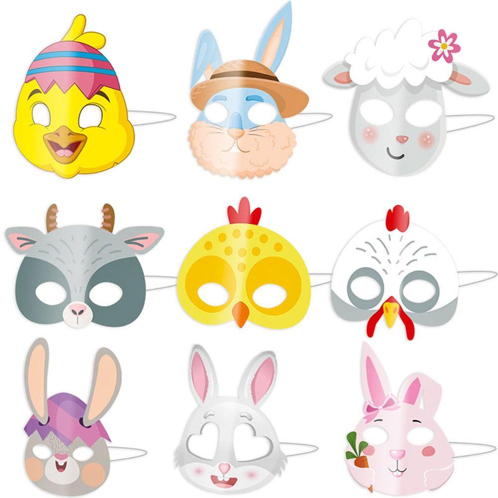 Preva Easter Bunny Dekorasi Nikmat Masquerade Dress Up Bunny Kertas Ayam
