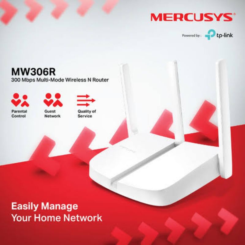 Mercusys MW306R Multi-Mode Wireless N Router 300Mbps modem
