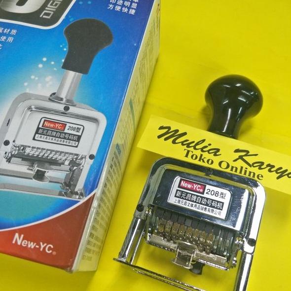 

Terlaris Numerator 8 Digit NEW YC 208 STEMPEL NOMOR Termurah