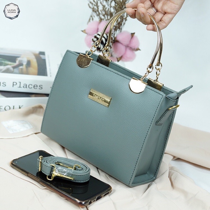 Tas Selempang Jinjing Wanita Gagang Besi Simple Dan Elegan Tas Pesta Wanita Termurah Tas Gagang Besi