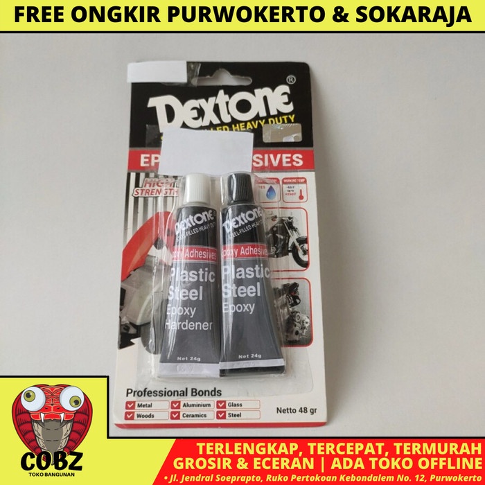 

48 GR / DEXTONE PLASTIC STEEL EPOXY ADHESIVE LEM SERBAGUNA