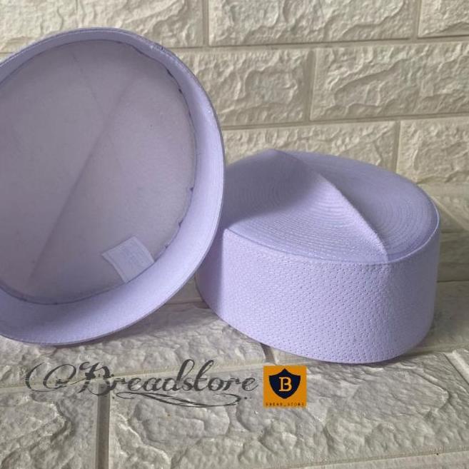 EXCLUSIVEPeci Songkok Kopiah Malaysia Asagofah Turki BATOK Warna Putih Peci Pria Model Terbaru BISA 
