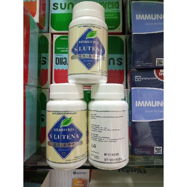 S.LUTENA Naturally Sofgel Warna hitam