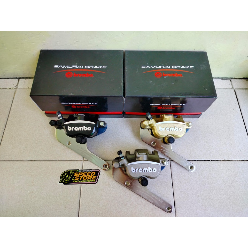 Kaliper Pala Babi Brembo Samurai 2 Piston Kampas Original 260mm Scoopy Beat Genio Vario 110 125 150
