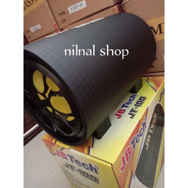 bastube tabung aktif JB tech 10in untuk mobil bass glerr dc12vol