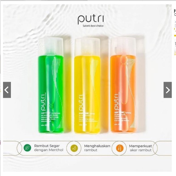 Putri Pure Clean Moisturizing Conditioner Shampoo Hair Tonic 200mL 450ml BPOM Serum Vitamin Rambut Rusak dan Rontok