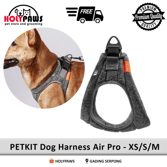 DOG HARNESS TALI TUNTUN ANJING PREMIUM PETKIT AIR PRO (XS/S/M)