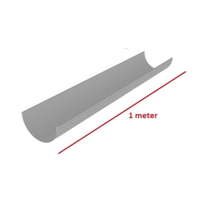 Pipa Maspion Per Meter Talang Air Pvc 8" 8 Inch Setengah Lingkaran Hr-8