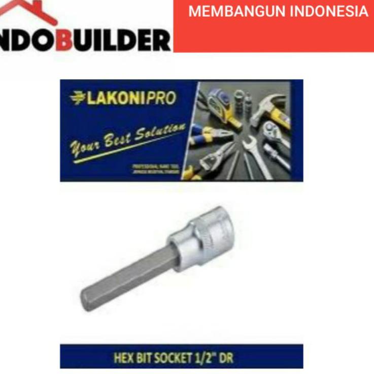 Kejar Murah LAKONI PRO MATA KUNCI SOK HEX BIT KUNCI L / HEX BIT SOCKET
