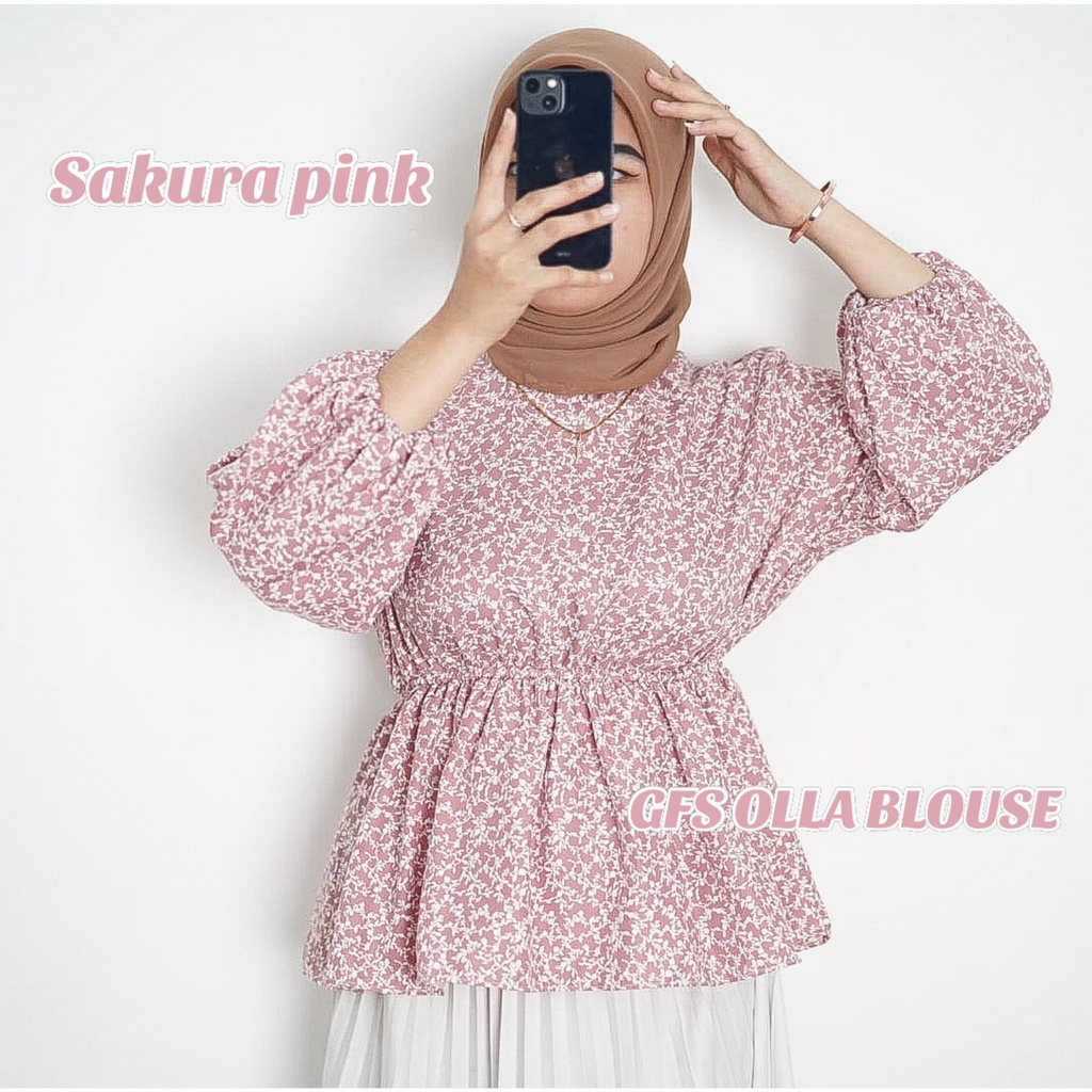 GFS FLOWY BLOUSE VINTAGE KOREAN STYLE | OLLA BLOUSE | BLOUSE SESA