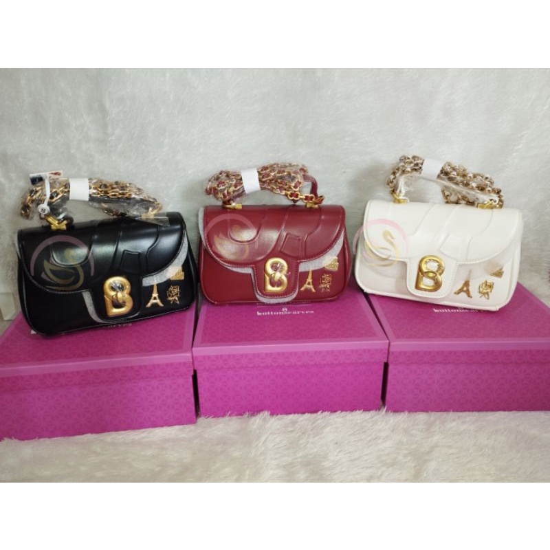 Emily Alma Flap Bag SMALL tas bag Original By Buttonscarves Ori No Preloved Tas Buttonscarves Origin