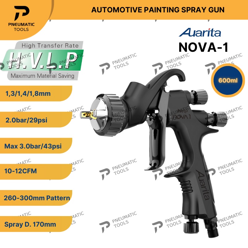Spray Gun AUARITA NOVA-1 HVLP - Automotive Painting Spray Gun NOVA1