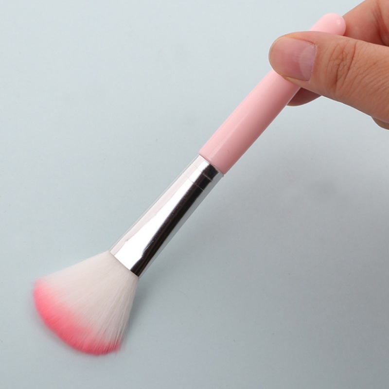 5pcs/set Kuas Make Up Brush Kuas Makeup Eyebrow Brush Blush on Brush Eyeshadow Brush Sponge