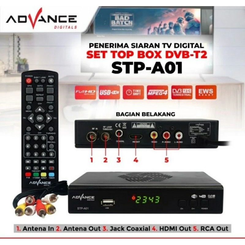 TV DIGITAL SIAP DIGITAL SET TOP BOX MATRIX APPLE NEXTRON ADVANCE TANAKA READY SIAP KIRIM