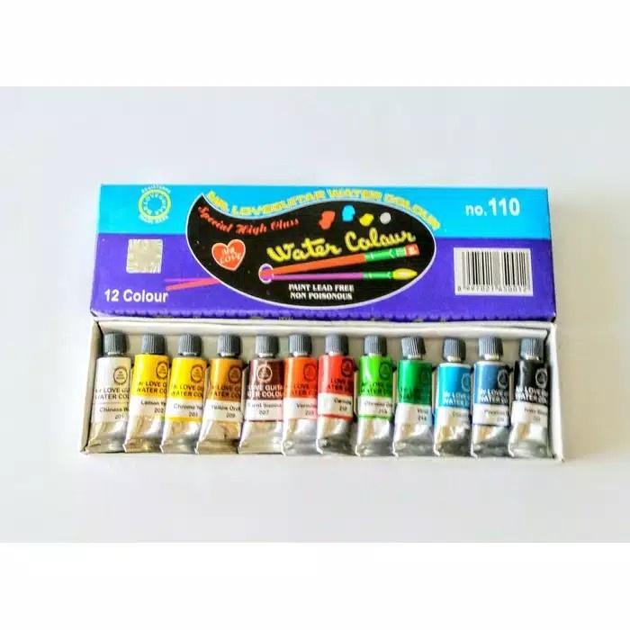 

Cat Air 12 Warna Water Colour Mr. Love Guitar No. 110