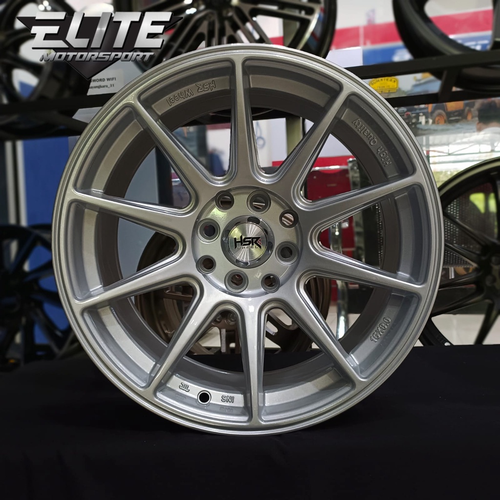 Velg Mobil Brio Avanza Velg Shinjuku Lebar Belakang Ring 16x7/8 Lubang 4