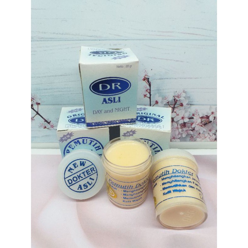 6 PCS - CREAM DR BLUE - CREAM PEMUTIH WAJAH DR BLUE