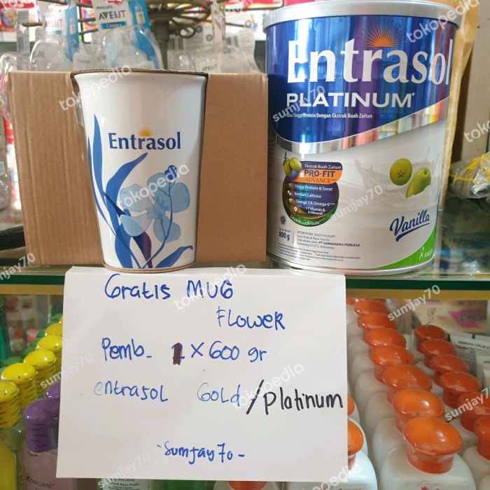 

[NEW] ENTRASOL PLATINUM 800GRM VANILA