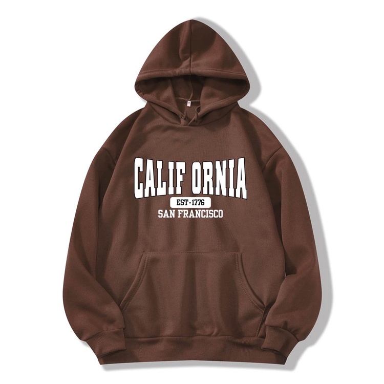 CALIFORNIA Est.1776  Jumper Hoodie II  Sweater Hoodie Trendy II Sweter Oblong Topi Sz M - XL ( Pria &amp; Wanita / Anak &amp; Dewasa )