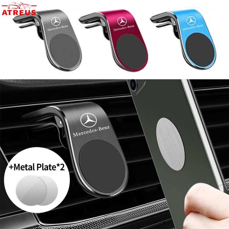 Bracket Magnet Mobil Mercedes Benz Braket Anti Slip Navigasi Ponsel Cocok Untuk W207 W211 W205 W212 W204 W220 W206 W124 W213 W218 W222 Dudukan Ponsel Mobil Smartphone Stand