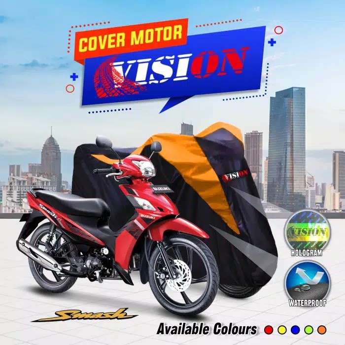 COVER SARUNG SELIMUT MANTEL MOTOR SUZUKI SMASH WATERPROOF ANTI AIR