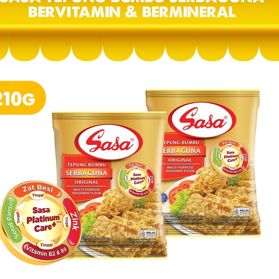 

ガ Sasa Tepung Bumbu Serbaguna Bervitamin & Bermineral 210gr x 2pcs ゔ