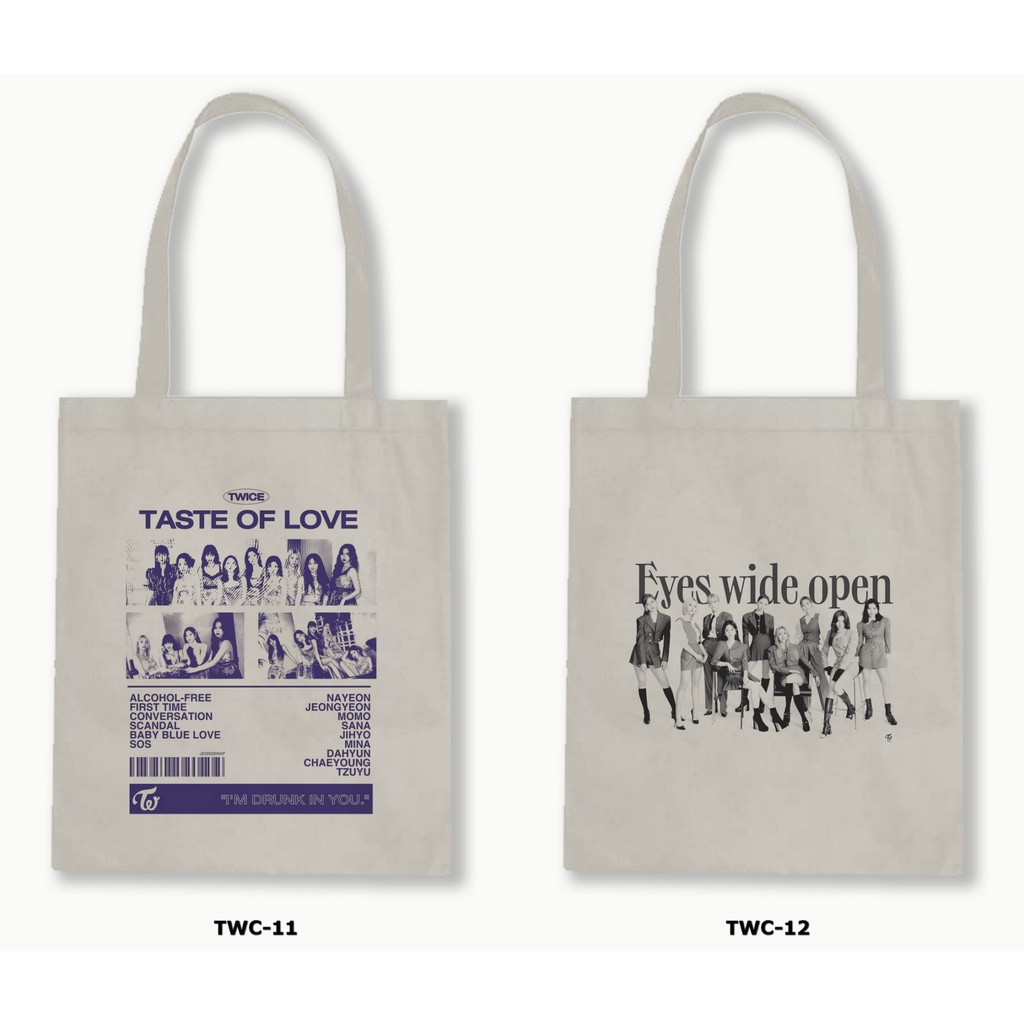 TOTE BAG BLACU - KPOP / TWICE 1