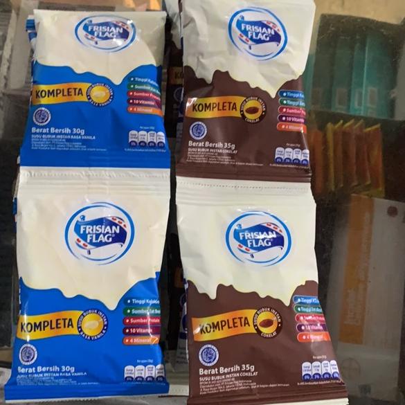 

[PRODUK DIRLJ] ☘️ MUMTAAZZTORE ☘️ FRISIANFLAG Frisian Flag Kompleta Susu Bubuk Vanila Cokelat 1 Renceng Isi 10 Sachet KL0