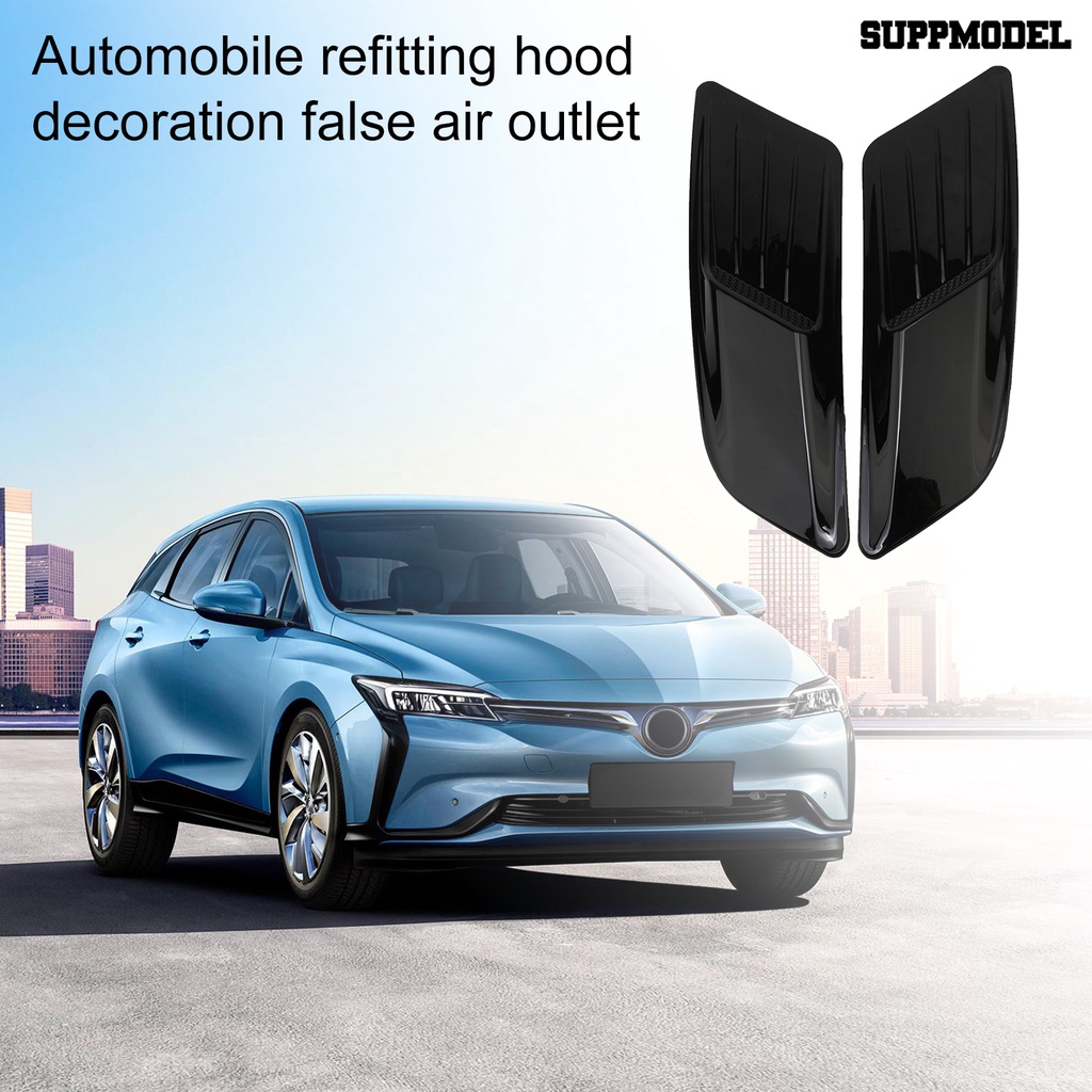 [Dekorasi] 1pasang LKT034 Air Outlet Trim Anti-slip Tahan Suhu Tinggi ABS Tahan Aus Ventilasi Trim Untuk Mobil