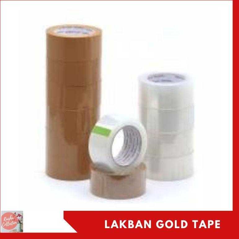 

㊨ LAKBAN BENING PANJANG 100 YARD MERK GOLDTAPE ≋