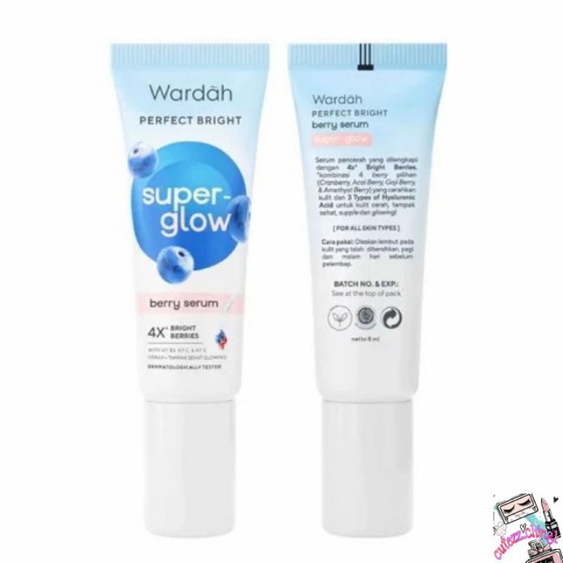 ☃️Cutezz_Ching1☃️Wardah Perfect Bright Super - Glow Berry Serum 8ml