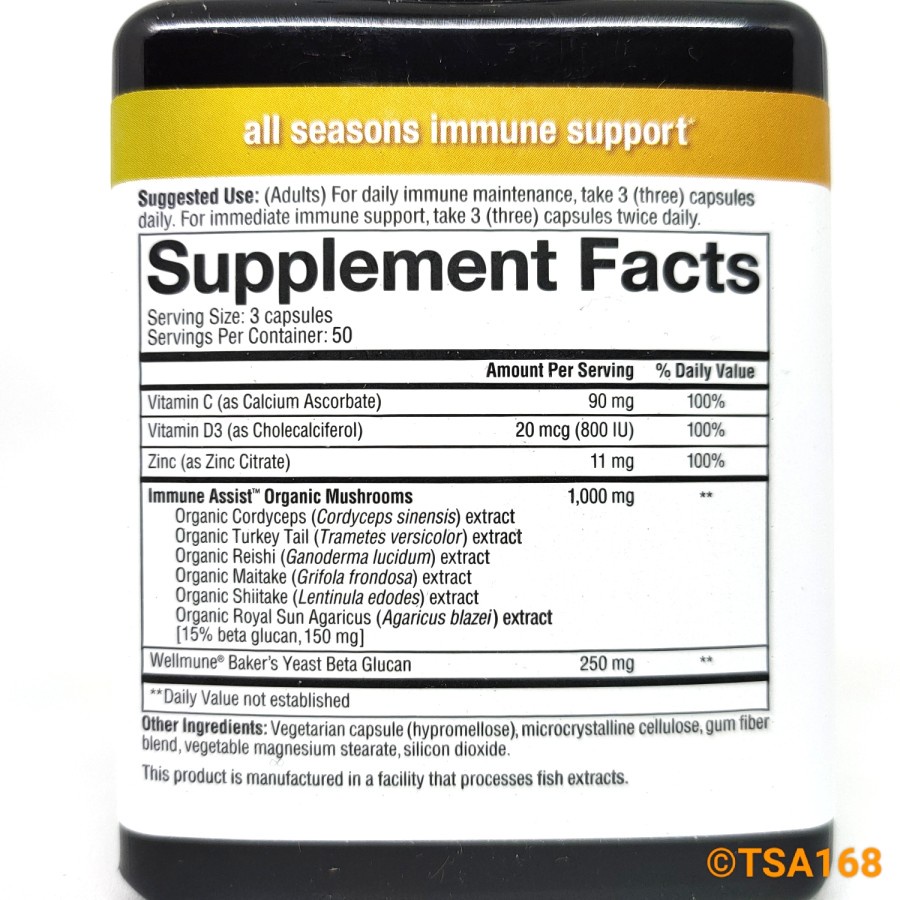 Youtheory Immune+ Daily Wellness 150 Vegan Caps Immune Plus NOT 60
