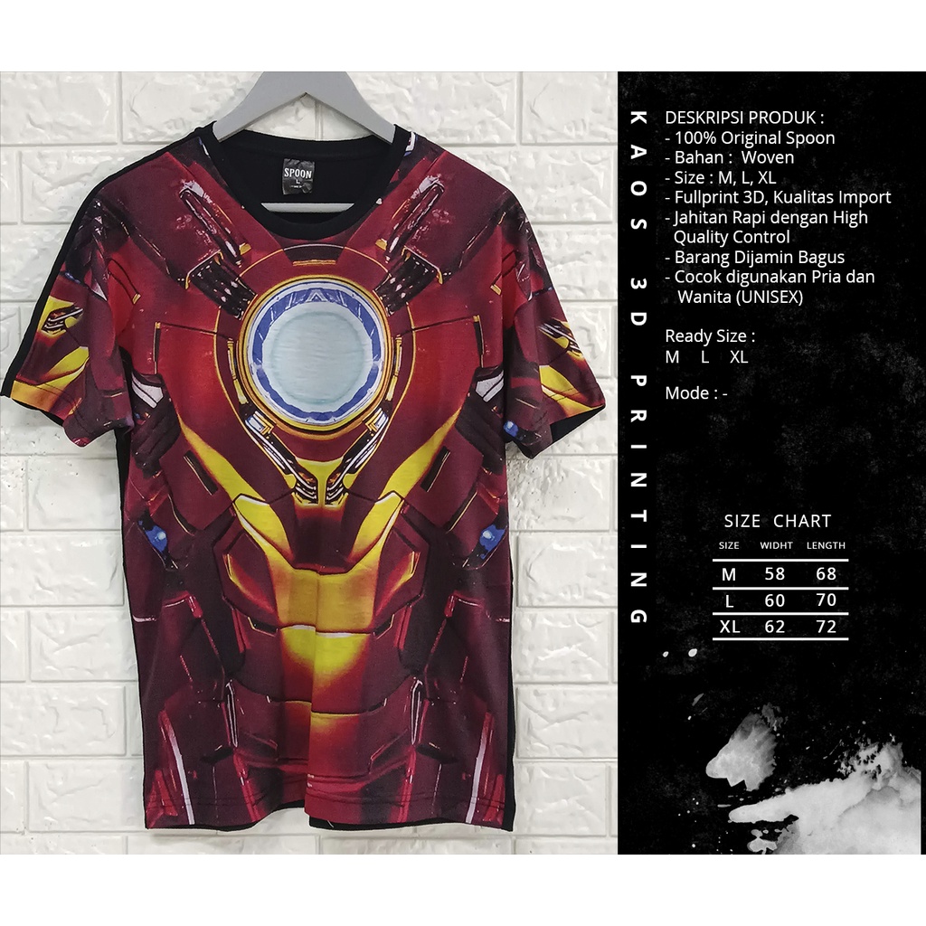 KAOS PRIA DISTRO BERMOTIF - KAOS MURAH PRIA TERLARIS - KAOS DISTRO- KAOS UNISEX SPOON