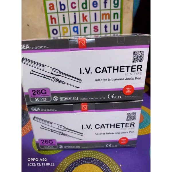 Iv cateter gea  26 G