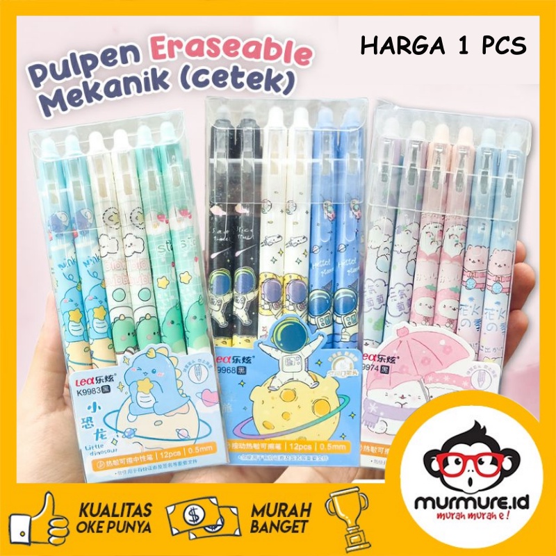 

MURMURE.ID I PULPEN MEKANIK ERASEABLE MOTIF LUCU PULPEN PRESS ERASEABLE MOTIF LUCU PEN YANG BISA DI HAPUS PEN CETEK ERASEABLE PN135
