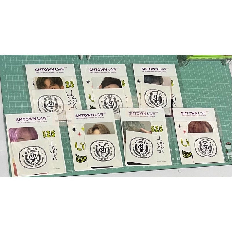 (read caption) ready AR TATTOO smcu nctdream mark renjun jeno haechan jaemin chenle jisung sealed