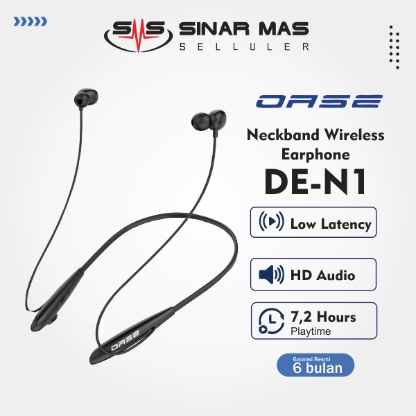 OASE Neckband Wireless Earphone DE-N1 (Garansi Resmi)